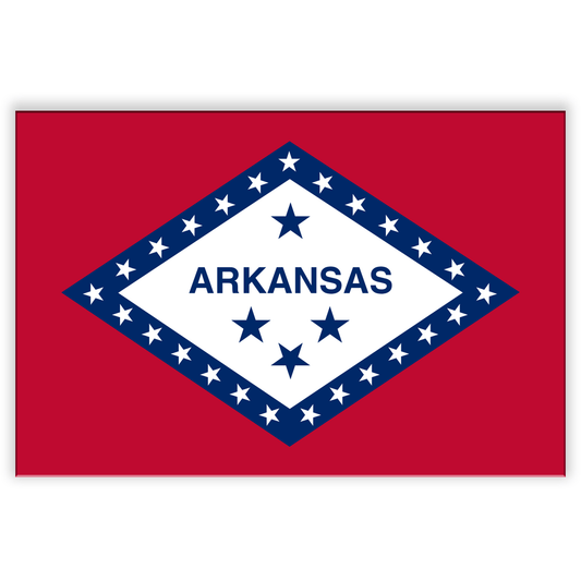 Arkansas State Flag - UV Printed