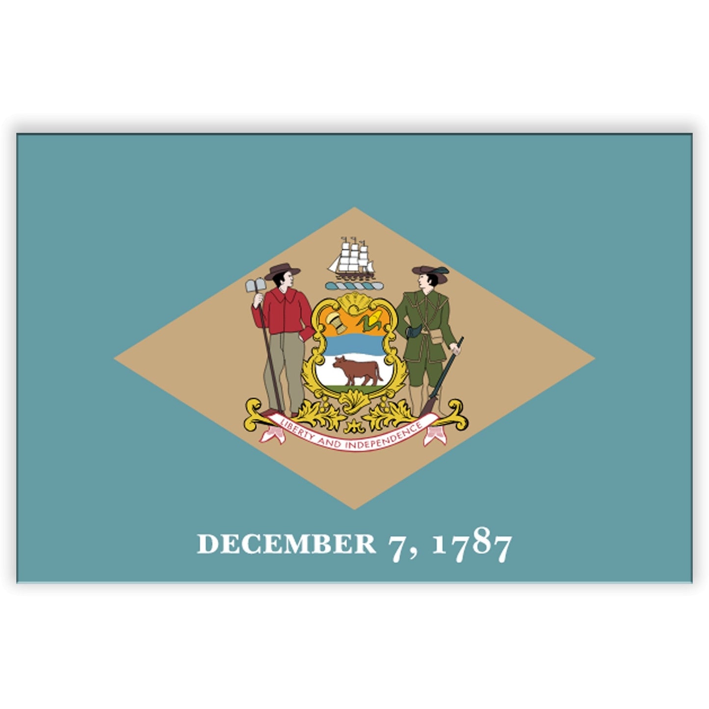 Delaware State Flag - UV Printed