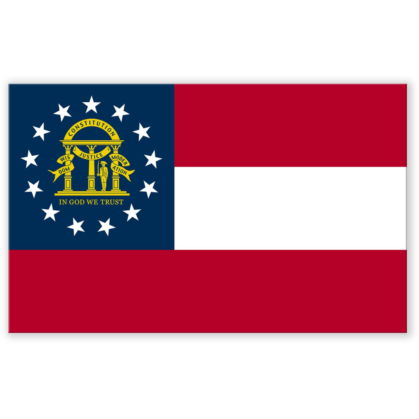 Georgia State Flag - UV Printed