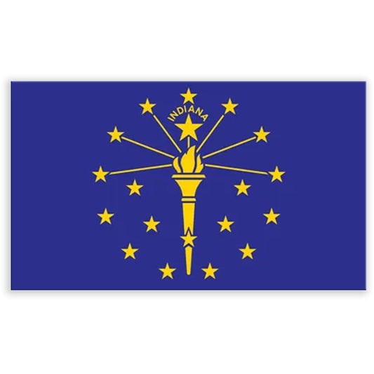 Indiana State Flag - UV Printed