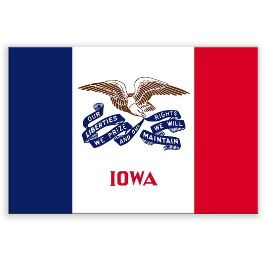 Iowa State Flag - UV Printed
