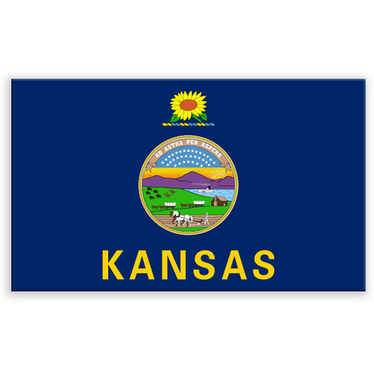 Kansas State Flag - UV Printed