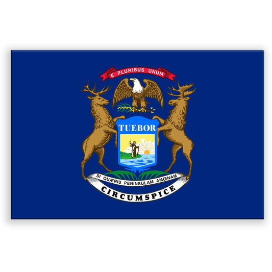 Michigan State Flag - UV Printed