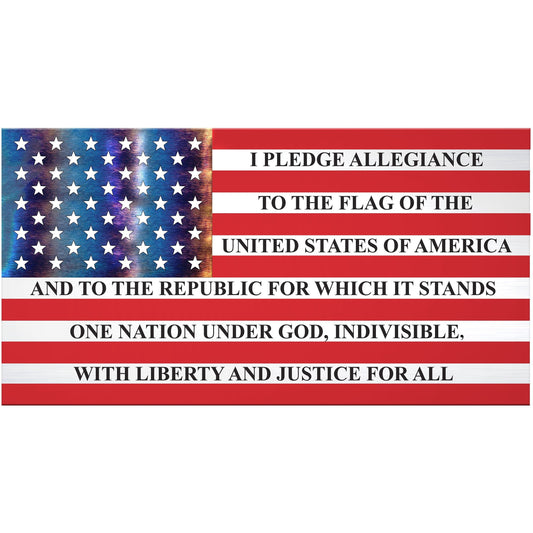 Pledge of Allegiance Flag - UV Printed