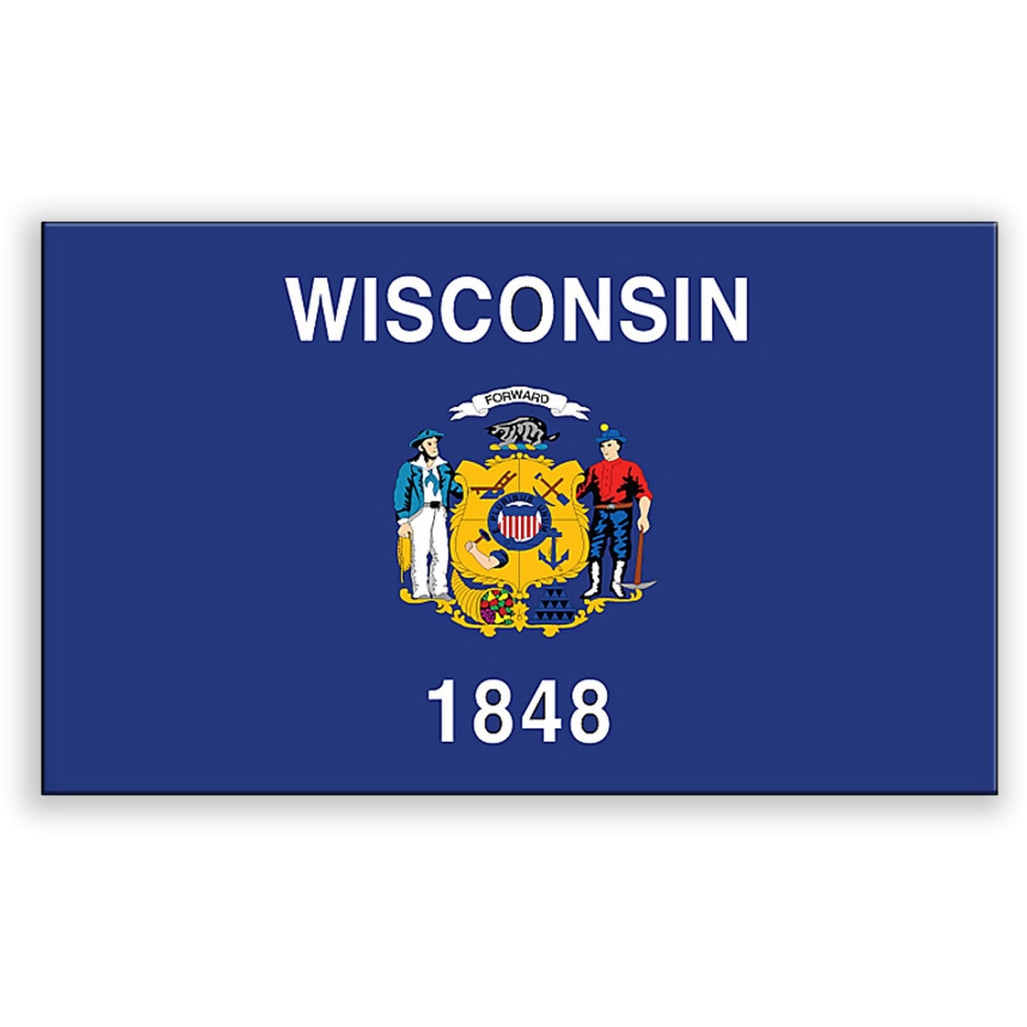 Wisconsin State Flag - UV Printed