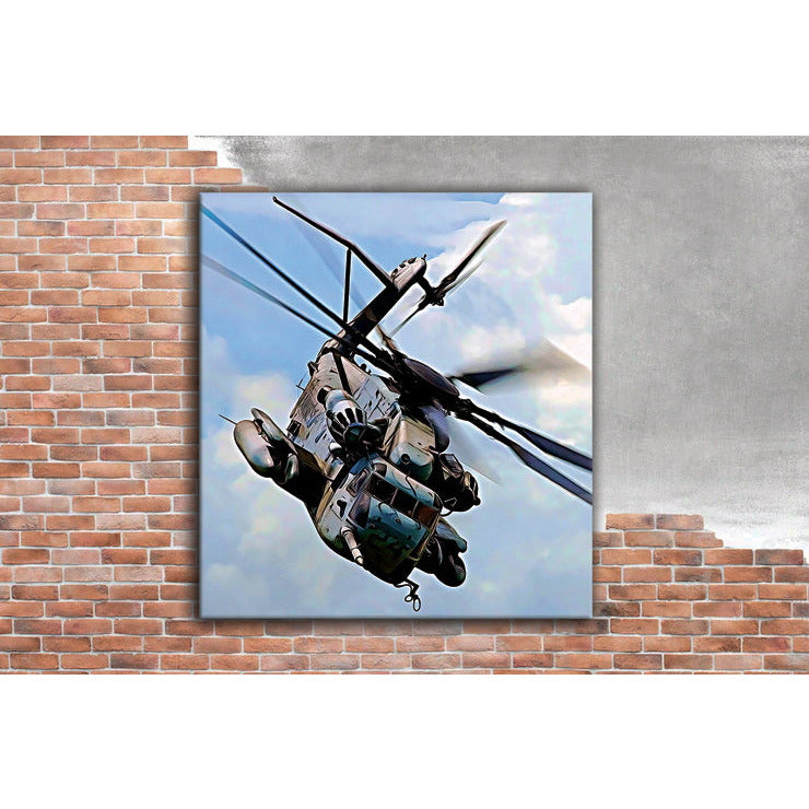 Heli of A Metal Poster - UV Printed