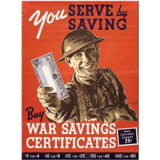 You Serve By Saving - UV Printed